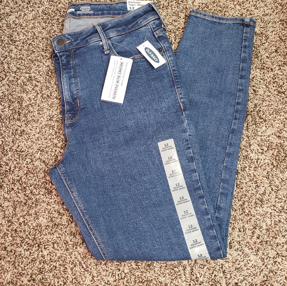 Old Navy High Rise Super Skinny Jeans